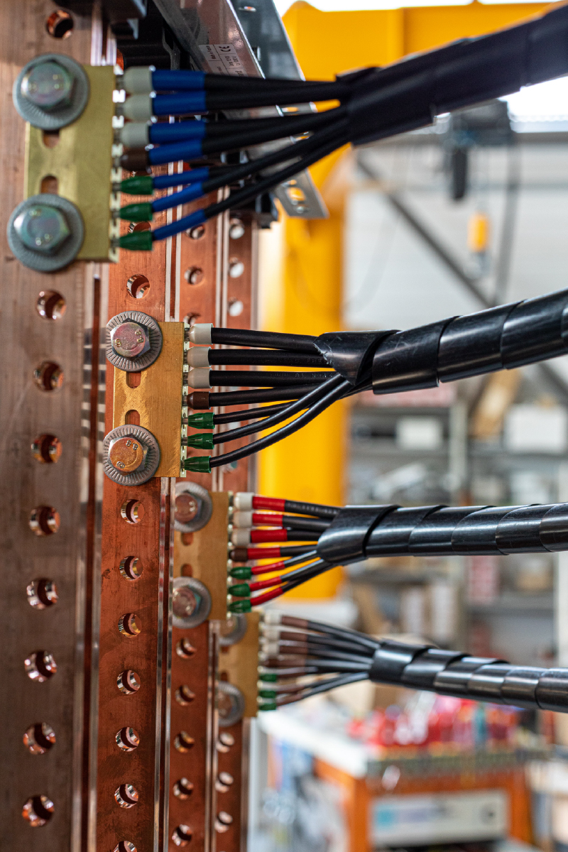 Industrial machinery floor